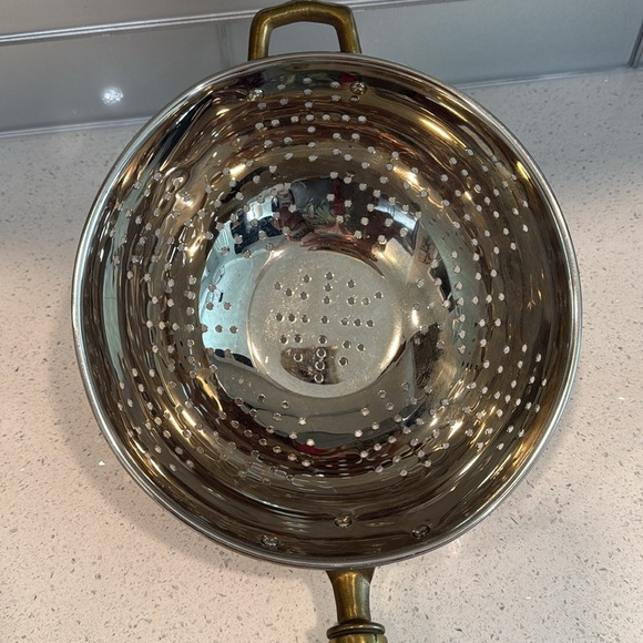 🏴 Copper vintage colander, Korean vintage copper - Picture 6 of 9